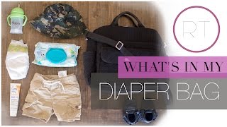 My Summer Diaper Bag Essentials  Rachel Talbott [upl. by Rahmann]