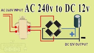 AC 240v to DC 12v converter [upl. by Yenaffit]