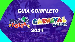 GUIA COMPLETO  PRÉCARNAVAL DE MACEIÓ 2024 [upl. by Hearsh]