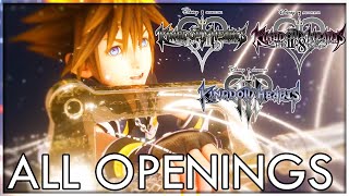 Kingdom Hearts Series  All Openings 20022019 [upl. by Maxine]