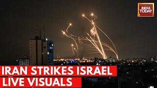 Iran Vs Israel War News LIVE Iran Rains Rockets On Israel In Revenge  War News Live  Israel News [upl. by Atinauq728]