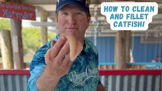 How to Clean and Fillet Catfish [upl. by Apfelstadt283]