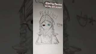 drawing Perrine on my art style any requests are available still so tell me so I can do it [upl. by Witkin244]