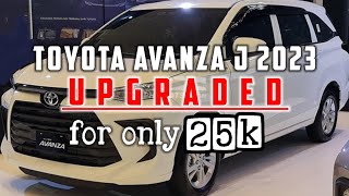 Toyota avanza j 2023  25k upgraded toyotaavanza2023 toyotaavanza [upl. by Annahsar]