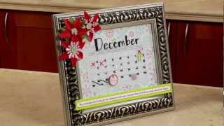 DIY Xyron Framed DryErase Calendar [upl. by Adnahsam]