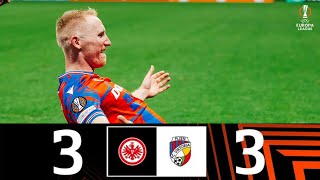 Eintracht Frankfurt  Viktoria Plzeň 33 Highlights  UEFA Europa League  20242025 [upl. by Oilla]