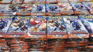 Burning Shadows 1000 Booster Pack Pokemon Opening [upl. by Jerman]