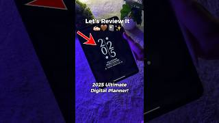 Reviewing 2025 Ultimate Digital Planner ✍🏻📓🤎 shorts [upl. by Alveta]