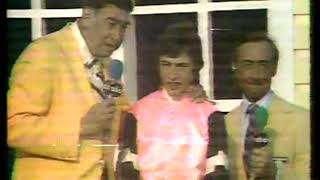 Horse Racing  1978  Howard Cosell  Eddie Arcaro  Steve Cauthen Review Preakness Win By Affirmed [upl. by Sorac]