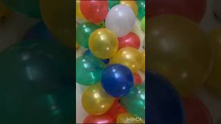 Balloon garland  decoration yt shorts  viral balloon decoration [upl. by Newsom]