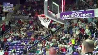 4A basketball playoffs Jalen Moore Sky View Bobcats game winning halfcourt shot at the buzzer [upl. by Onida615]