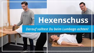 3 Hexenschuss Übungen – Darauf solltest Du beim Lumbago achten [upl. by Pirali]