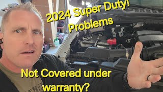 2024 Ford Super Duty F250 tremor Problemsnot covered under warranty Whaaaaat [upl. by Hahnke]