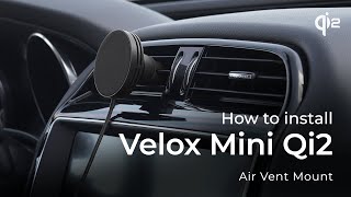 Experience the Future of Wireless Charging with the Velox Mini Qi2 Car Mount [upl. by Brenk]