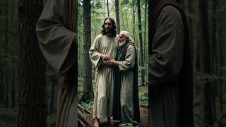 Jesus Help Old Man in The Forest jesuslove jesus edit fé shorts whatafriendwehaveinjesus [upl. by Mariette]