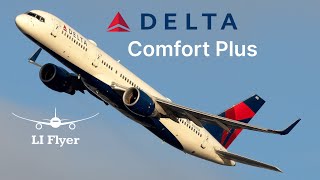 TRIP REPORT  Delta Air Lines  Boeing 757200  New York JFK to Atlanta ATL  Comfort Plus [upl. by Ecargyram]