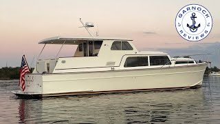 Sold  235000  2000 Huckins Atlantic 44  Modern Classic Motor Yacht For Sale [upl. by Nosral]