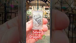 2024 Rectangle Silver Dragon 🐉 coin from the Perth Mint dragon perthmint silver [upl. by Garibold]