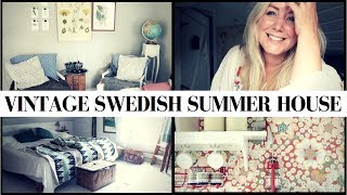 SWEDEN 2  Vintage Swedish Summer House Tour  SJ Strum [upl. by Stavro]