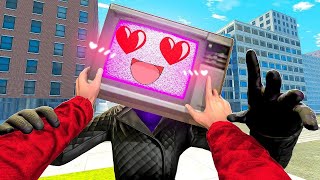 TV Woman x TV Man EPIC LOVE STORY  SAVE TV Woman vs Skibidi Toilet in Gmod 250 [upl. by Betthel]