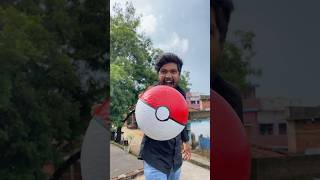 I Made A Real Pokeball 🏐😱 shorts pokemon pokeball craftidea [upl. by Yenrab134]