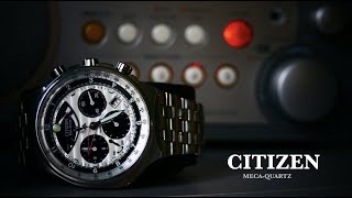 CITIZEN PANDA MecaQuartz Chronograph Calibre 2100 GN4WS FULL tutorial  Citizens design flaws [upl. by Kreg201]