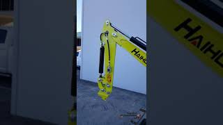 1T Haihong Mini Excavator Swing Boom amp Adjustable Tracks [upl. by Niwde]