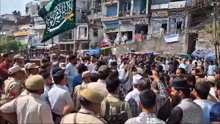 Protest in Rajouri against Yati Narsinghanand for hate speech [upl. by Newsom]