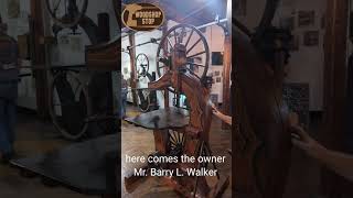 Antique Bandsaw at Marathon Motor Works Barry L Walker owner [upl. by Aicena]