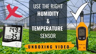 Measuring Humidity and Temperature using Psychrometer  Unboxing Video [upl. by Eal]