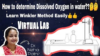 How to find Dissolved oxygen in water sample using Virtual lab by Winkler method [upl. by Nihi586]