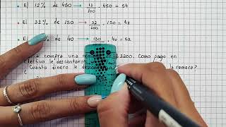 PORCENTAJES  Cómo calcular diferentes porcentajes y cómo resolver un problema con porcentajes [upl. by Notirb590]