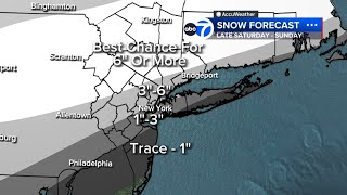 Major weekend winter storm expected to bring snow and rain to the TriState [upl. by Mich]