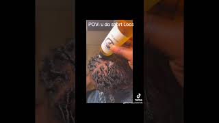 How to do comb Coils ❤️ locjourney haircare locs starterlocs combcoils combtwists [upl. by Akihc179]