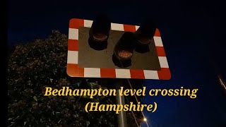 Bedhampton Level crossing in hampshire [upl. by Yssac925]