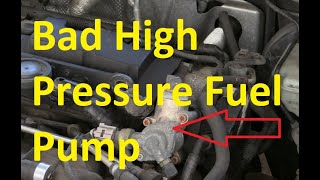 Symptoms of a Bad High Pressure Fuel Pump HPFP [upl. by Eidassac]