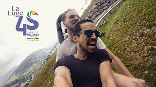 LUGE 4S  MEGEVE GoPro [upl. by Saba]