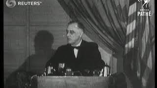 President Roosevelts speech against dictators 1941 [upl. by Cedar410]