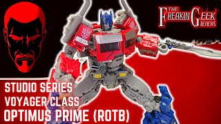 Studio Series Voyager OPTIMUS PRIME RotB EmGos Transformers Reviews N Stuff [upl. by Suolekcin]