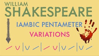 Iambic Pentameter Explained Part 2 Variations [upl. by Kurys]