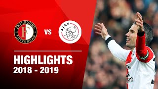 62  Highlights Feyenoord  Ajax  Eredivisie 20182019 [upl. by Innig]