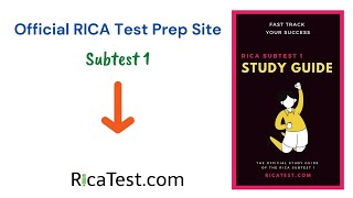 RICA Subtest 1 Study Guide [upl. by Alvy]