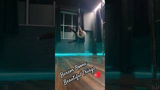 Pole Choreo Practice 💃♥️music dance pole bensonboone beautifulthings fitness fun [upl. by Stockton]