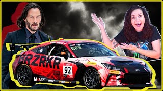 Keanu Reeves RACES At The Final Toyota GR Cup North America  DRS [upl. by Comstock]