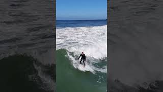 Surfer out in the morning waves at Tourmaline Surf Park 111624 [upl. by Nance]