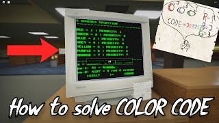 Apeirophobia  How to beat Level 7 COLOR CODE Roblox [upl. by Ailiec]