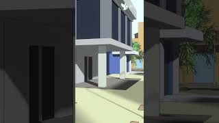 Simple 3D Cartoon City [upl. by Selohcin]