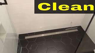 How To Clean A Linear Drain FastEasy Tutorial [upl. by Pena]