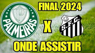 PALMEIRAS X SANTOS FINAL PAULISTÃO 2024 ONDE ASSISTIR ONDE VAI PASSAR PALMEIRAS X SANTOS QUAL CANAL [upl. by Zacarias]