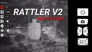 How to zero a Rattler V2 thermal rifle scope [upl. by Irreg]